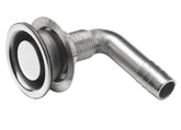 VETUS Air-vent nipple, stainless steel (AISI 316), for hose Ø 16 mm, angled flush ST05HS